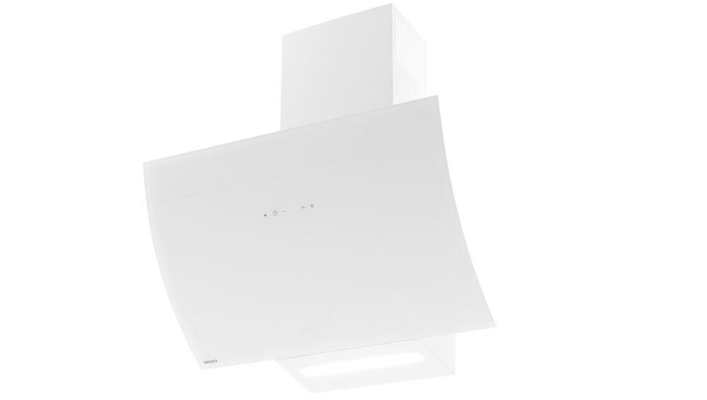AKPO-WK-9-Clarus-Pro-60 kominowy funkcjonalny elegancki kuchenne wnętrze wyciąg pochłaniacz prędkość praca oświetlenie ledowe sterowanie elektroniczne pilot timer wyłącznik czasowy