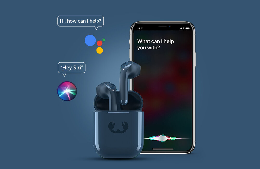 FRESH N REBEL Twins 2 True Wireless kompatybilność google assistant siri mikrofon