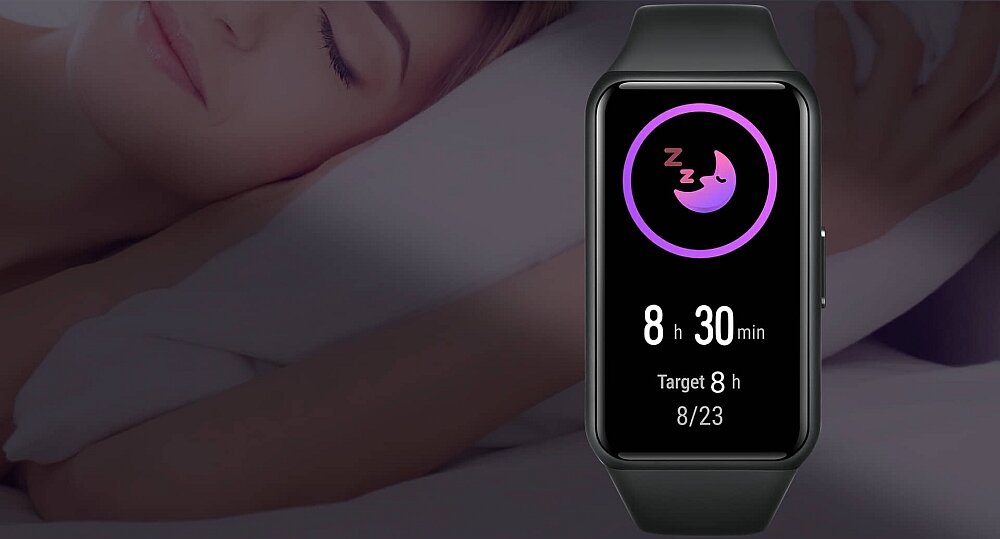 Smartband HONOR Band 6 pomiar zdrowie czujniki opaska ekran bateria sport ćwiczenia
