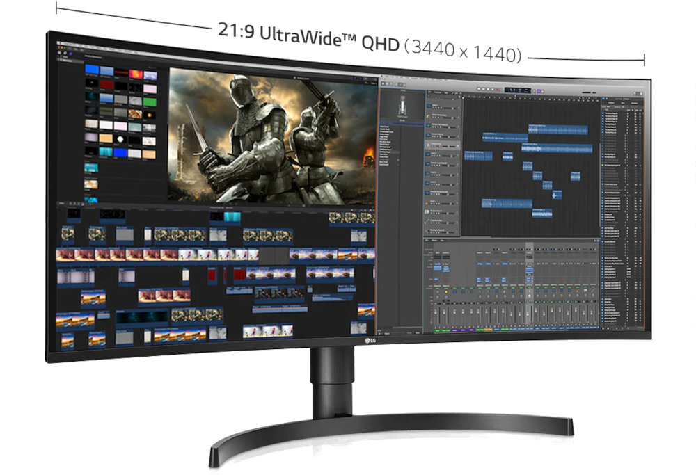 Monitor LG 34WN80C-B 34 3440x1440px IPS Curved pelen profesjonalizm