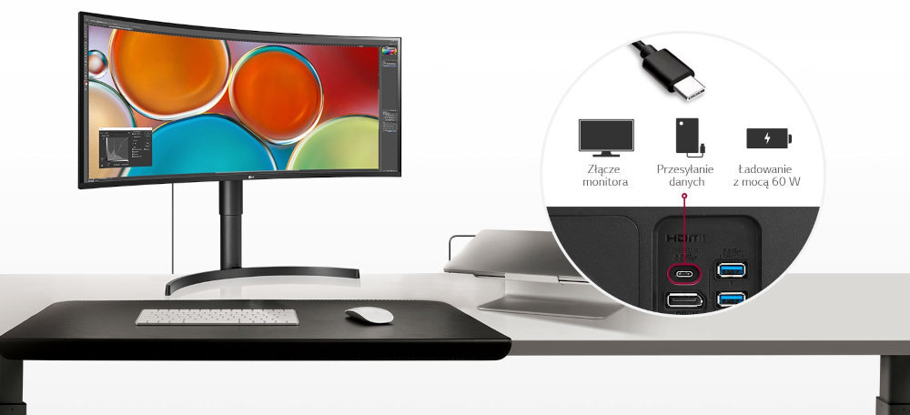 Monitor LG 34WN80C-B 34 3440x1440px IPS Curved wieksze mozliwosci