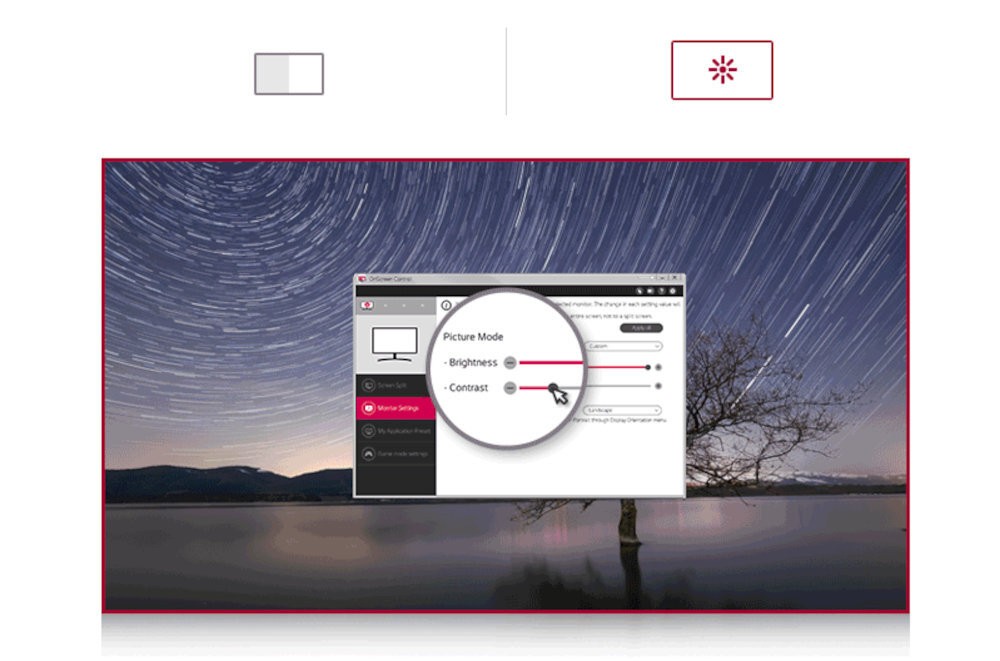 Monitor LG 24QP550-B 24 2560x1440px IPS przyjazny dla uzytkownika interfejs