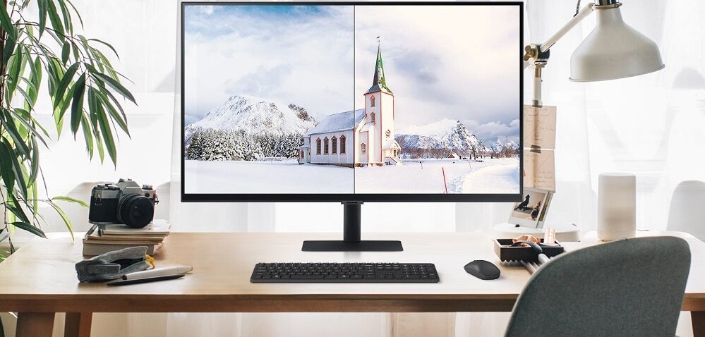 Monitor SAMSUNG LS27A700NWUXEN 27 - Eco Light Sensor