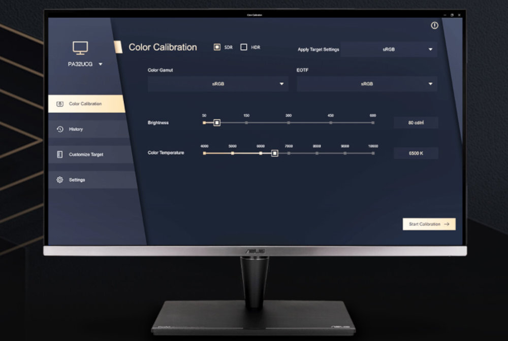 Monitor ASUS ProArt PA32UCG-K 32 3840x2160px IPS kalibracja uzytkownika