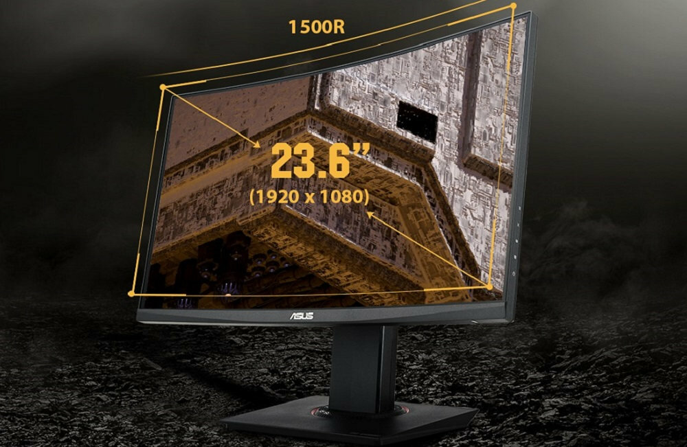 Monitor ASUS TUF Gaming VG24VQR - funckje wysoka wydajnosc