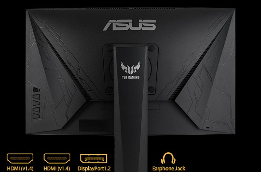 Monitor ASUS TUF Gaming VG24VQR - zestaw zlacz