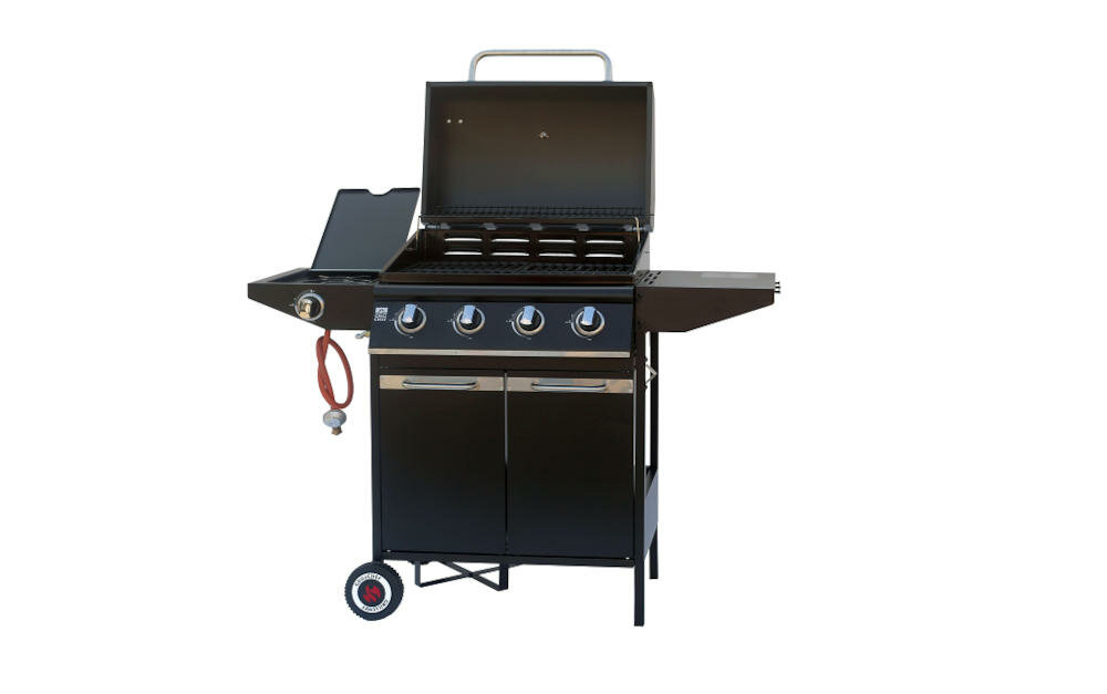 LANDMANN 12249 stylowo grill gazowy klasa stal emaliowana żeliwo elegancja estetyka dbałość detale