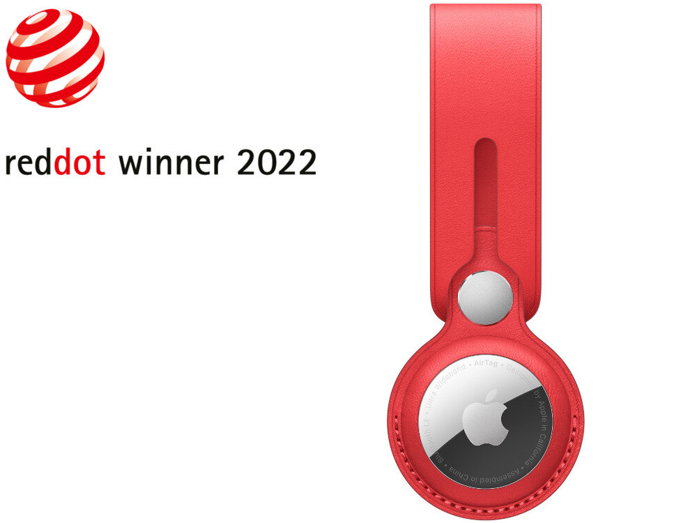 Pasek skórzany APPLE do AirTaga nagroda reddot