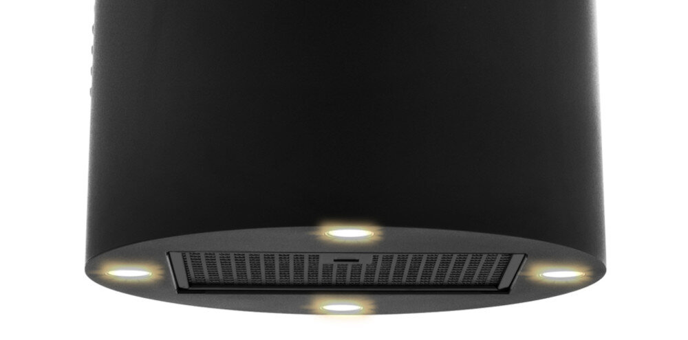 OKAP AKPO WK-4 ISLA BALMERA CZARNY 450 LED oświetlenie światło widoczność diody