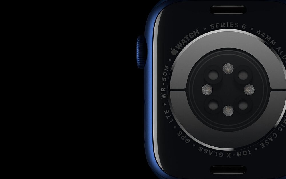 Apple Watch Series 6 krew natlenienie krwi tlen pomiar diody pulsoksymetr