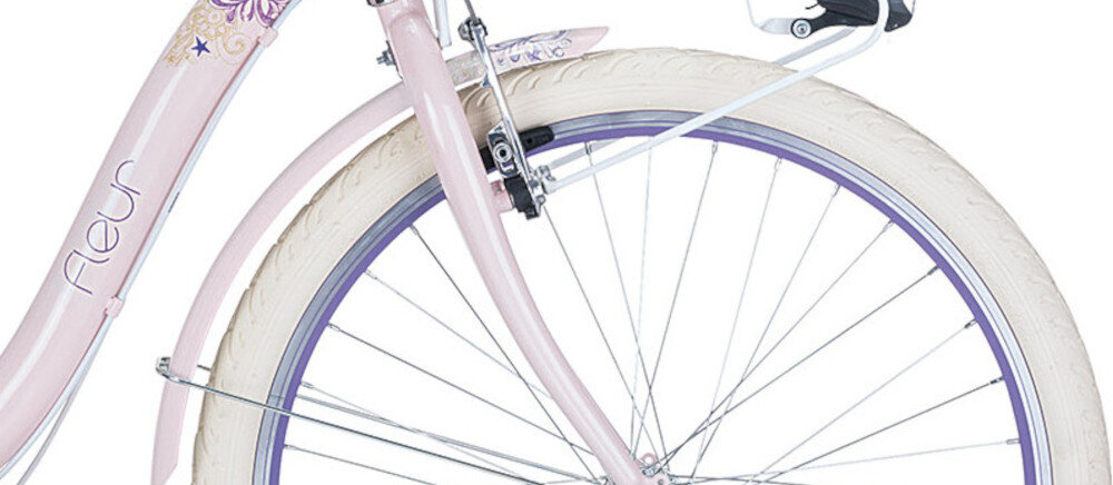 Rower miejski MBM Fleur 24 cale damski hamulce v-brake