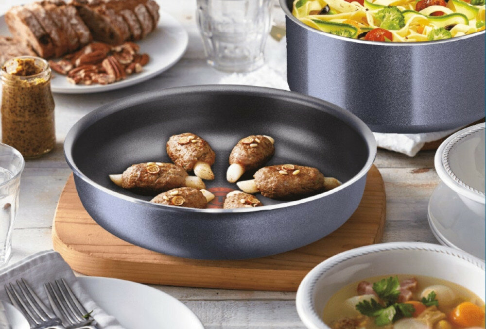 Zestaw garnkow TEFAL Ingenio Elegance L2319652 (15 elementow) mycie zmywarka