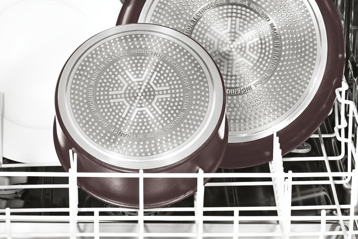 Patelnia TEFAL Ingenio Mineralia Force L6820602 28 cm mycie zmywarka