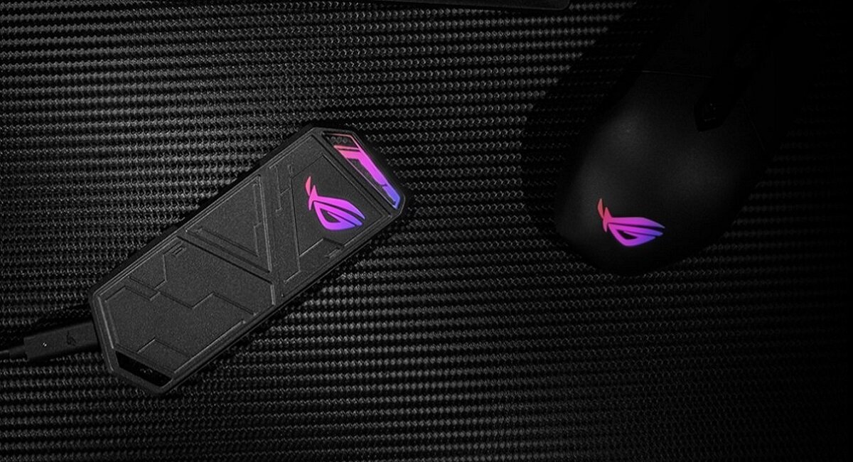 Dysk ASUS Rog Strix Arion Lite 512GB SSD Elegancka obudowa wyposażona w podkładki termiczne do rozpraszania ciepła, ekskluzywne efekty świetlne Niezbędny w każdym komputerze