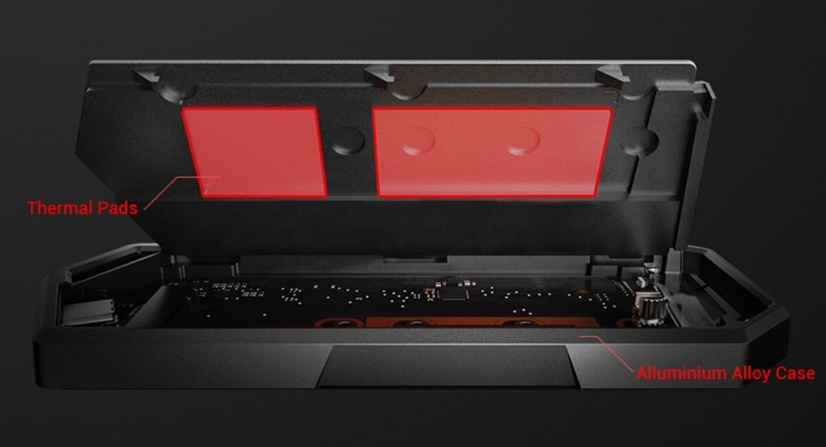 Dysk ASUS Rog Strix Arion Lite 512GB SSD Niestandardowy design