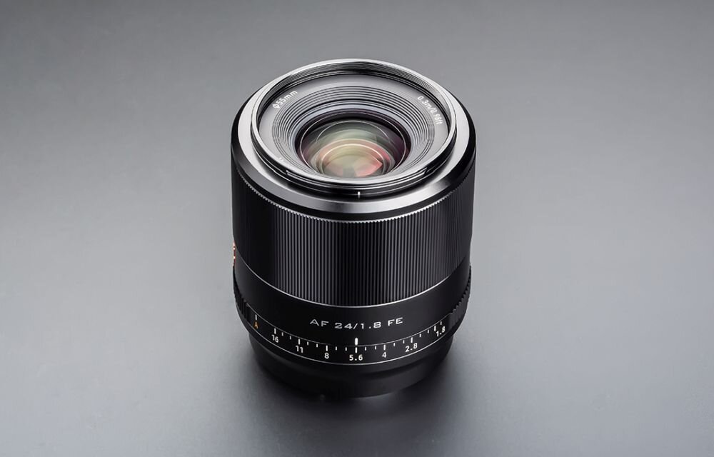 Obiektyw VILTROX AF 24mm f-1.8 FE Sony E ogniskowa przysłona ostrość pierścienie optyka soczewki powłoki montaż bagnet światło jasność zoom filtry waga