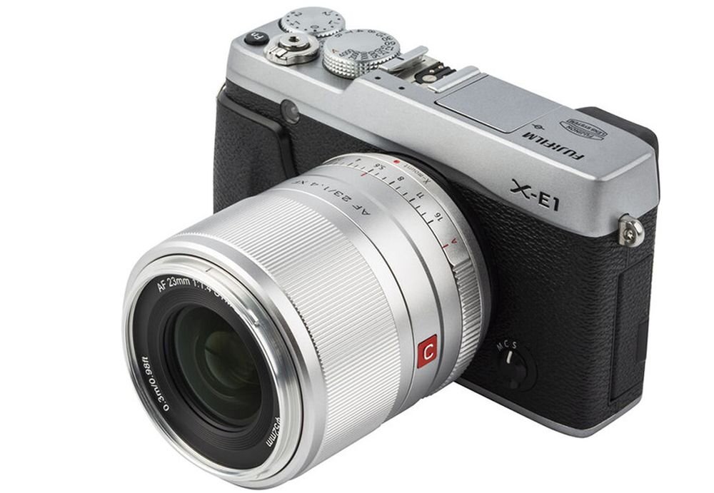 Obiektyw VILTROX AF 23mm f-1.4 STM XF Fuji X  ogniskowa przysłona ostrość pierścienie optyka soczewki powłoki montaż bagnet światło jasność zoom filtry waga