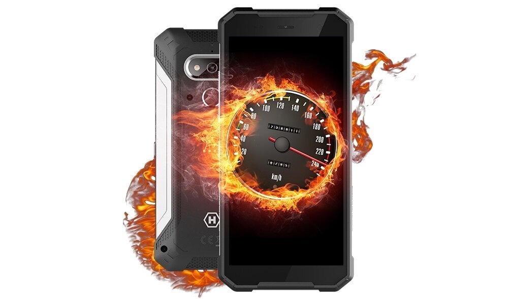 Smartfon MYPHONE Hammer Explorer obudowa wytrzymałość ekran procesor bateria aparat rozdzielczość porty system wydajny ram pojemność sieć 