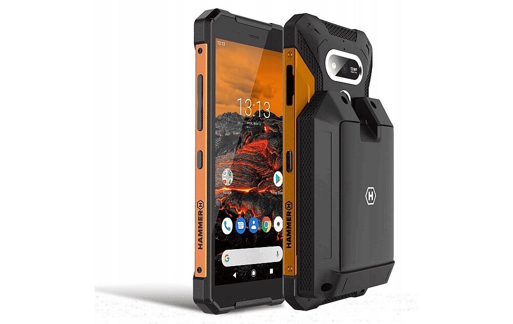 Smartfon MYPHONE Hammer Explorer obudowa wytrzymałość ekran procesor bateria aparat rozdzielczość porty system wydajny ram pojemność sieć