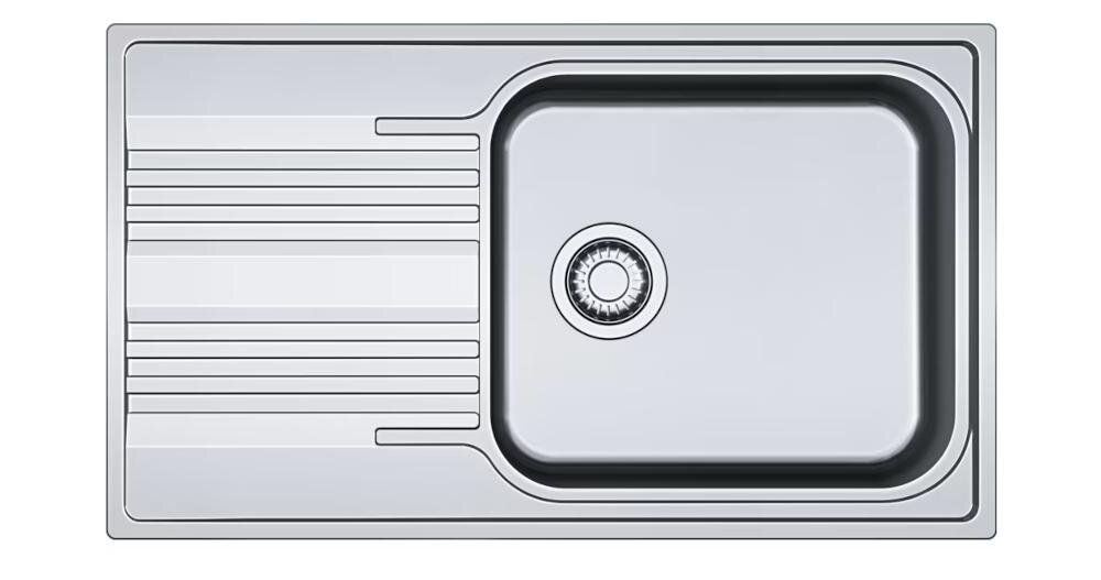 FRANKE Smart SRL 611-86 XL 101.0368.324 zlewozmywak stal szlachetna promieniowanie temperatura przebarwienia plamy ociekacz suszenie naczynia owoce warzywa kuchnia