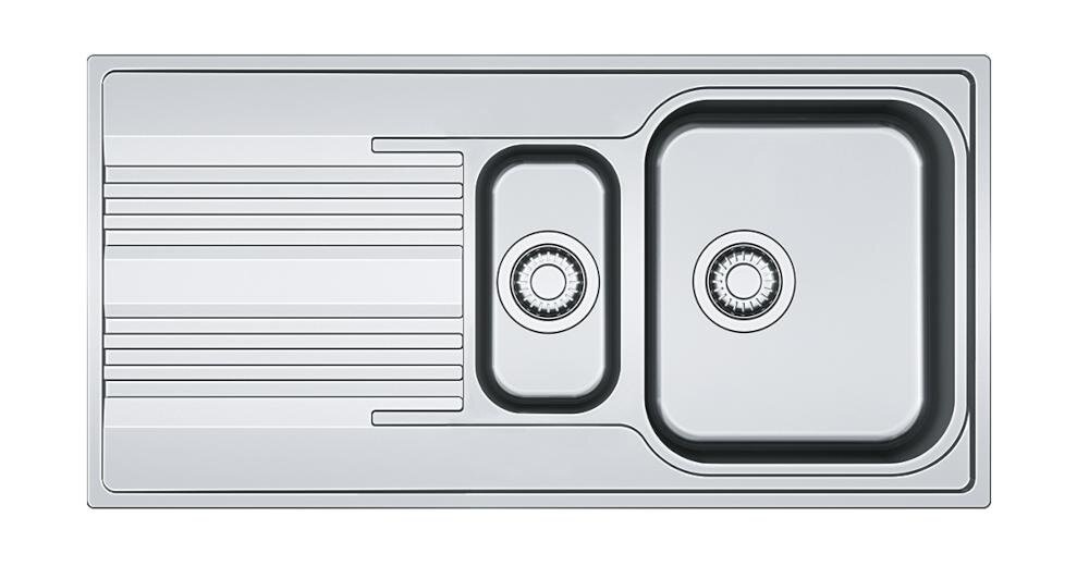 FRANKE Smart SRL 651-100 101.0368.326 zlewozmywak stal szlachetna temperatura promieniowanie plamy przebarwienia komory mycie osuszanie odsączanie woda sztućce owoce warzywa rozmrażanie kuchnia