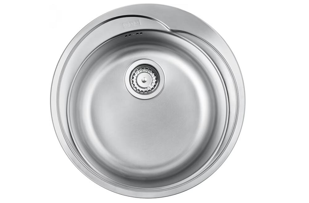 FRANKE Rambla RON 610-41 zlewozmywak okrągły kształt stal nierdzewna odporność zarysowania temperatura przebarwienia uderzenia higieniczna powierzchnia codzienne czyszczenie odwracalny