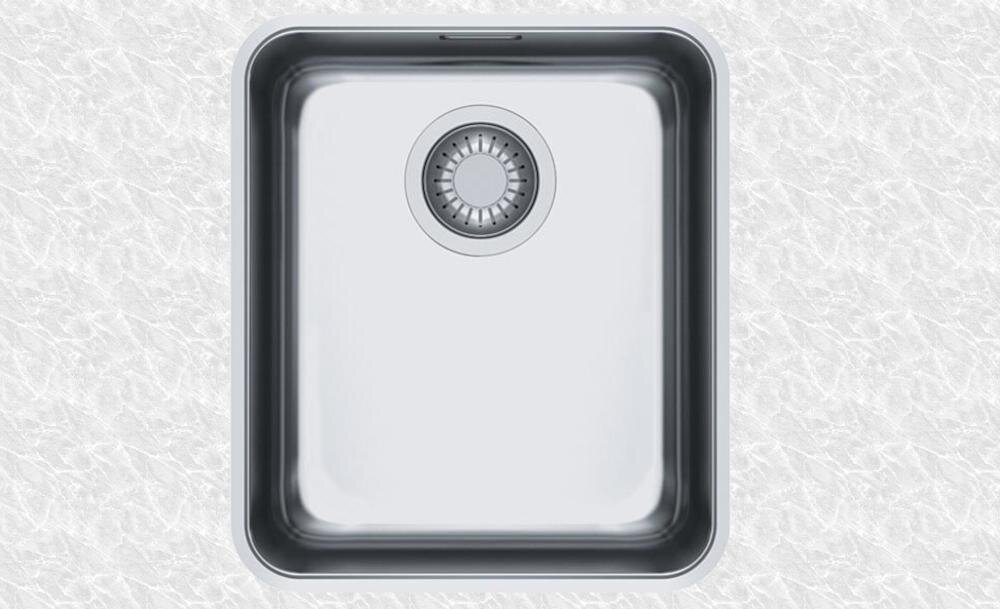 FRANKE Aton ANX 110-34 122.0204.647 funkcjonalny praktyczny zlewozmywak komora stylowe wzornictwo kuchenny styl stal szlachetna podwieszany odporność zmiana temperatura promieniowanie uv plamy przebarwienia montaż młynek odpady dozownik higieniczna powierzchnia