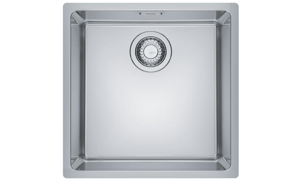 FRANKE Maris MRX 110-40 122.0543.995 zlewozmywak kwadrat kształt stal szlachetna odporność temperatura promieniowanie plamy przebarwienia higieniczna powierzchnia codzienne czyszczenie