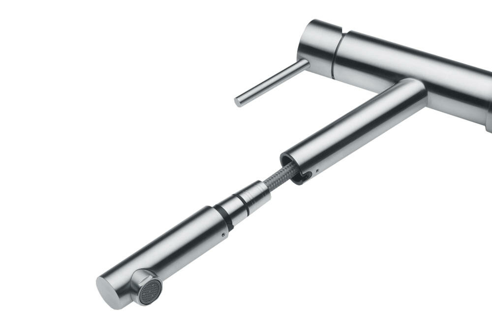 Bateria FRANKE Orbit 115.0569.461 Stal szlachetna Energy Saving temperatura woda ustawienie pierścień zasięg wylewka