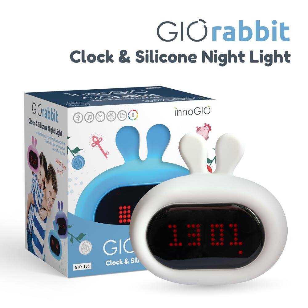 Lampka nocna INNOGIO 8 melodii alarm