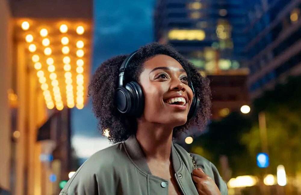 SŁUCHAWKI BLUETOOTH PHILIPS TAH9505BK 00 ANC NAUSZNE CZARNE