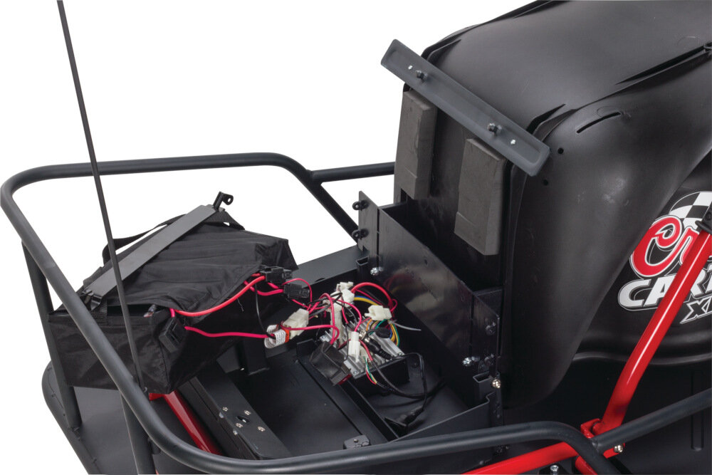Pojazd elektryczny RAZOR Crazy Cart XL 25173801 silnik moc 500 W akumulator kwasowo-ołowiowy napięcie 36 V korzystanie na płaskiej powierzchni