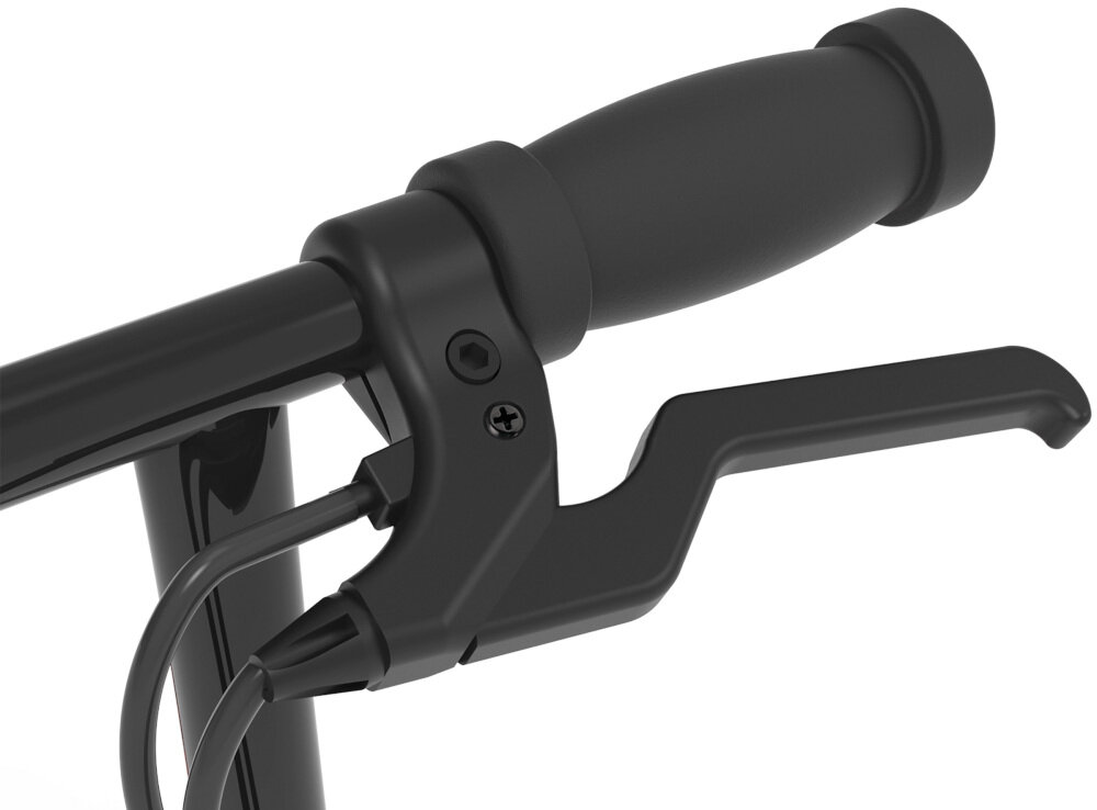 Hulajnoga elektryczna RAZOR Power Core E90 Glow Czarno-czerwony kierownica ze stali uchwyty pokryte specjalną pianką