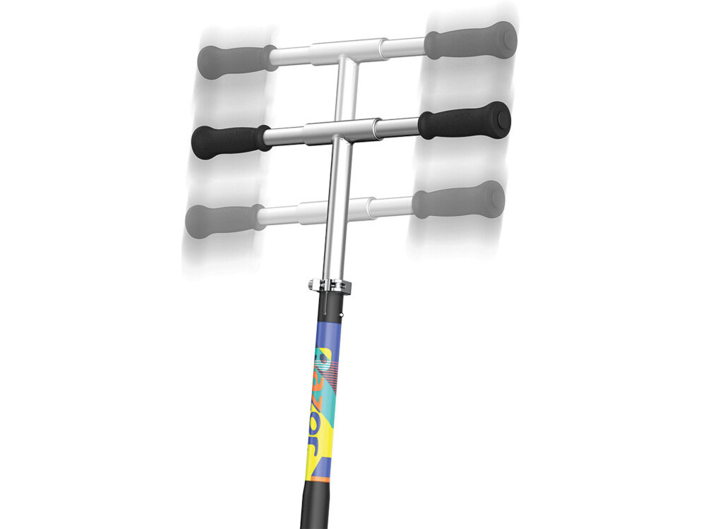 Hulajnoga RAZOR A5 Lux Light Up Light Up Czarno-zielony kierownica uchwyty pokryte specjalną pianką regulacja kierownicy maksymalna wysokość kierownicy do 97 cm