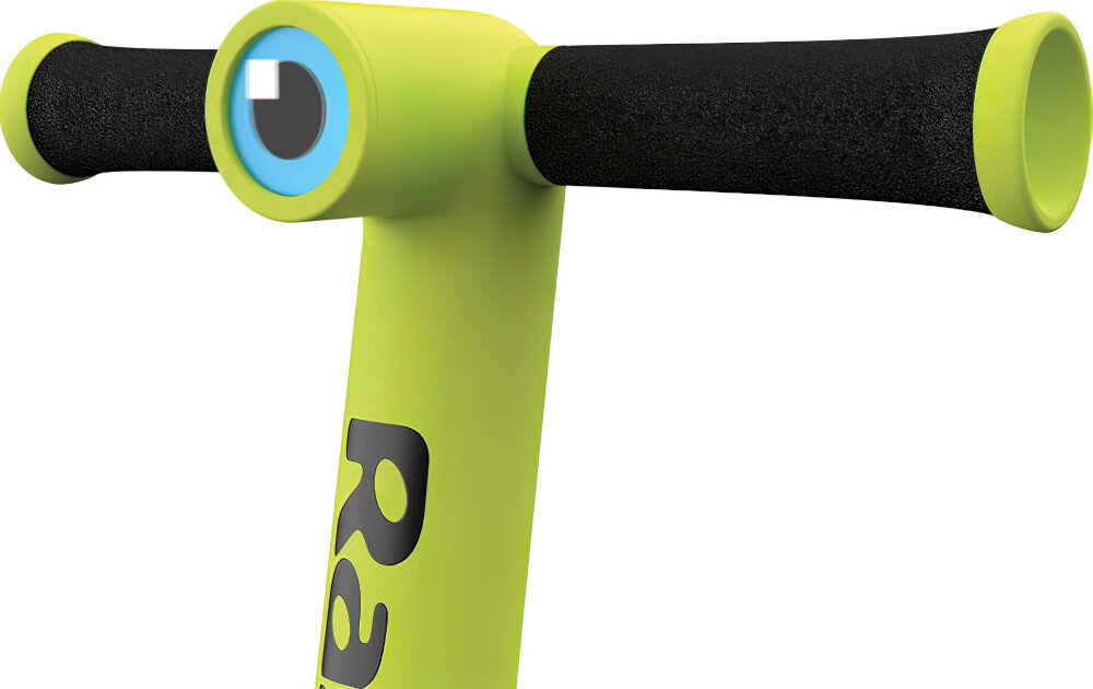 Дитячий самокат RAZOR Wild Ones Dino Green, армоване кермо, прикрашене 3D вічком, ручки покриті м'якою піною