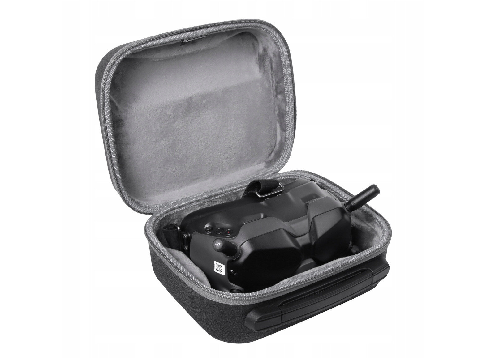 futerał sunnylife b194-d dji fpv akcesorium okulary gogle v2 goggles v2 sztywna wytrzymała konstrukcja mechaniczne drgania profilowana miękka warstwa przegród łatwy dostęp waga 445 g plener fotograficzny rączka przenoszenie