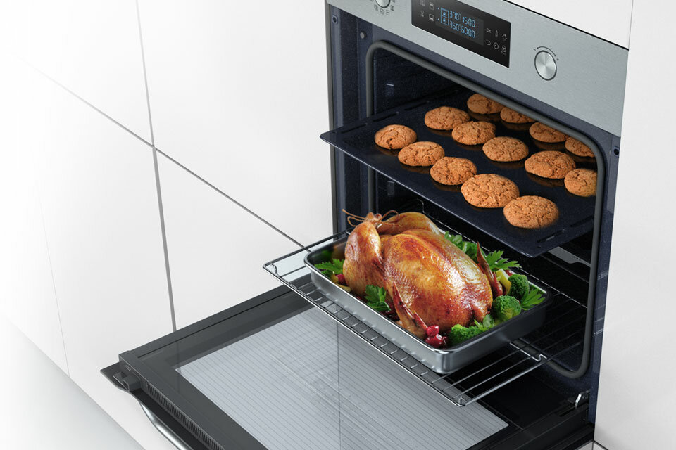 upiecz dwa dania jednocześnie