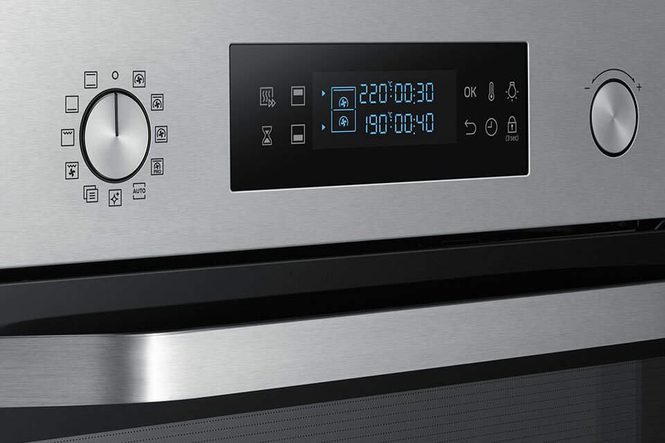 dostępne 24 tryby pieczenia