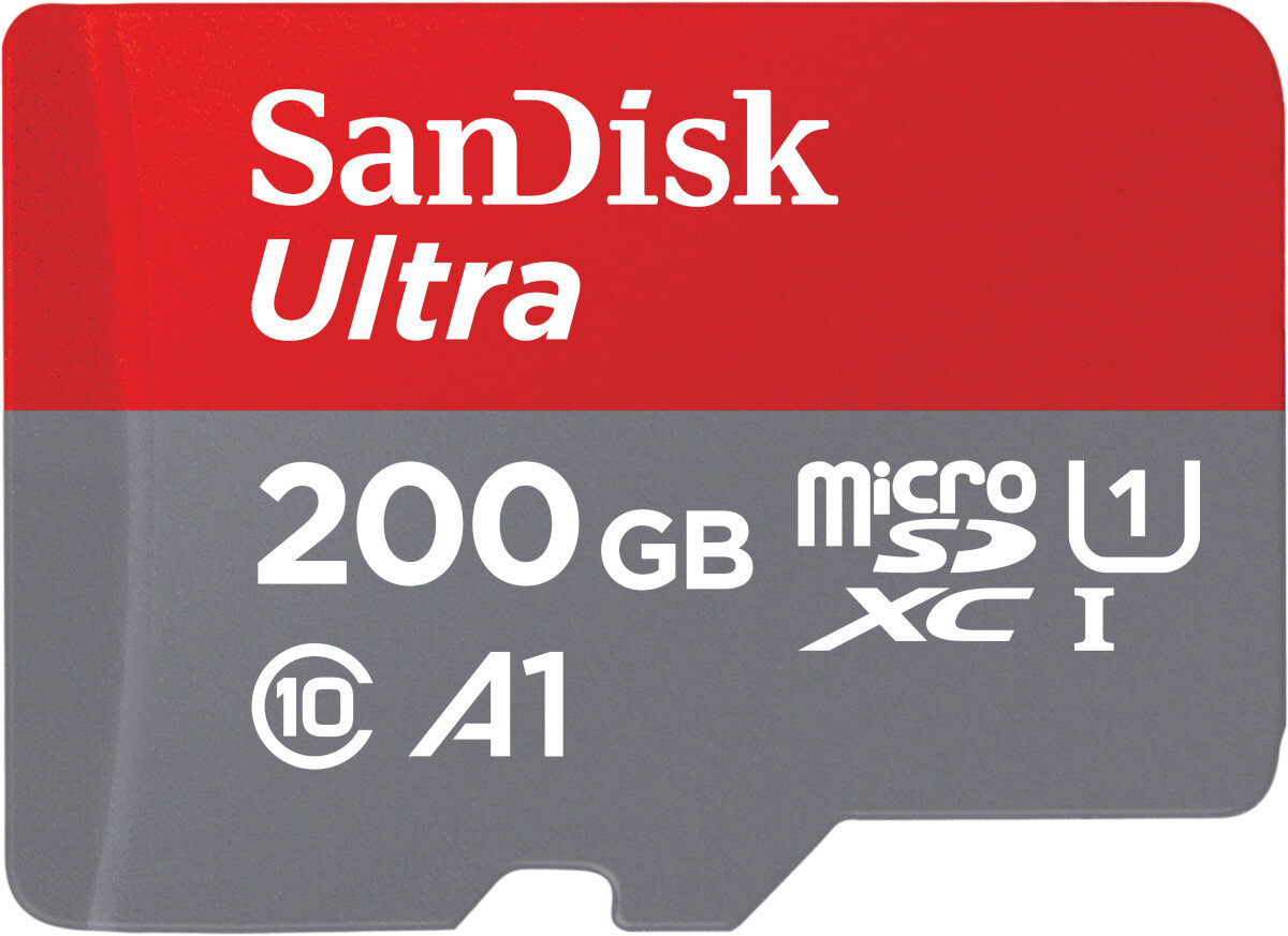 Karta pamieci SANDISK Ultra MicroSDXC 200GB + Adapter SD przyspieszenie aplikacji