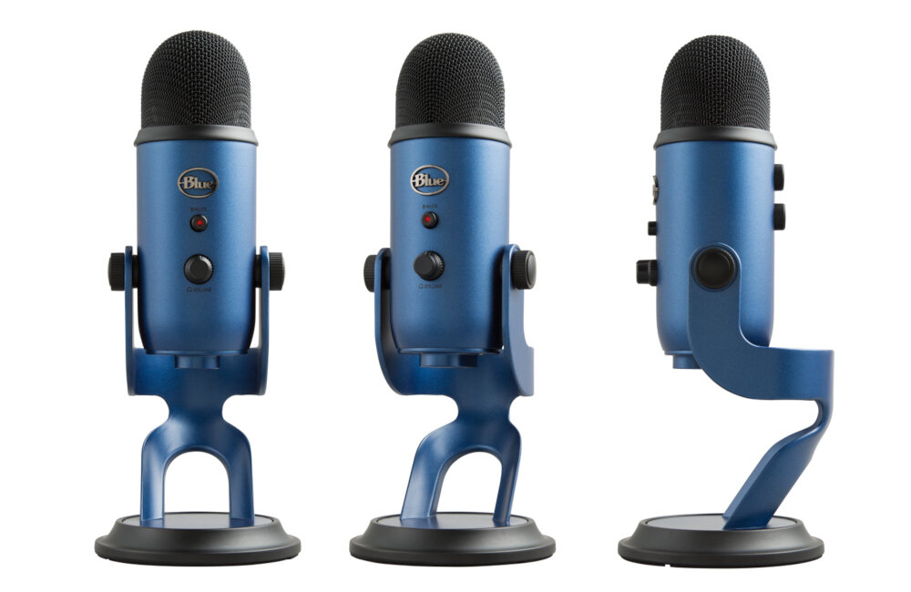 MIKROFON DO STREAMINGU BLUE YETI USB streaming funkcjonalny potrójna kapsuła dźwięk