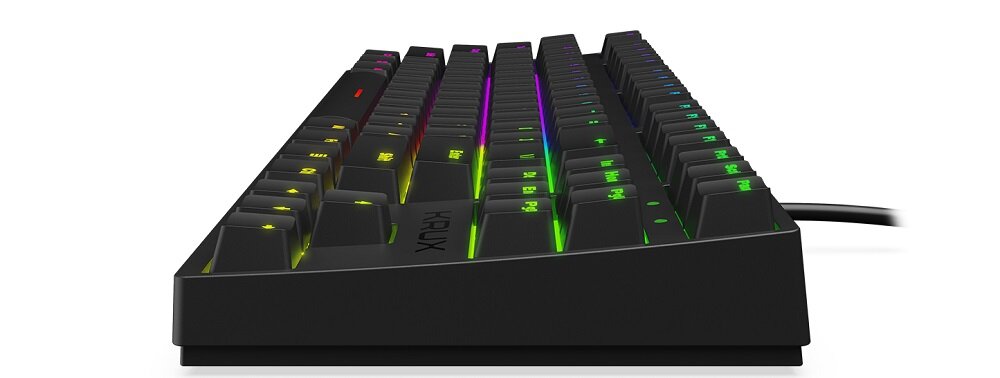 Klawiatura KRUX Atax Pro RGB Gateron Blue - kompaktowe wymiary wygoda ułatwienie