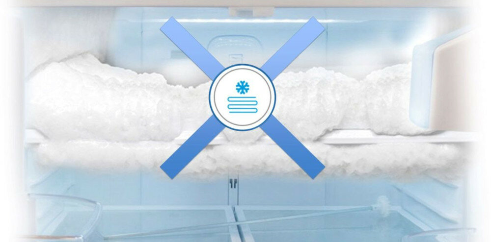 Lodówka MIDEA MDRB369FGF01 Biała Low Frost