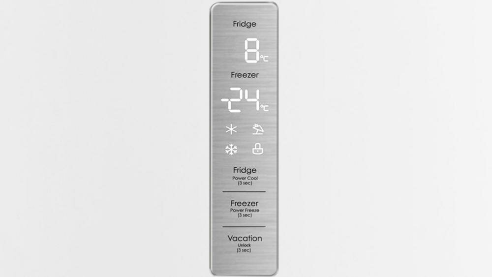 MIDEA-MDRB470MGE02 lodówka panel sterowania szybko temperatura łatwy dostęp