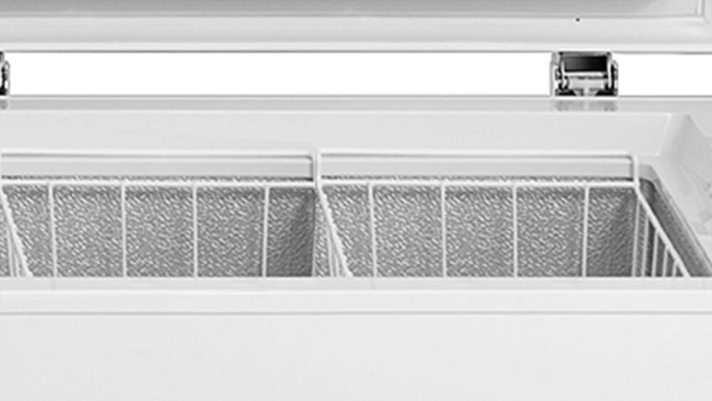 MIDEA-MDRC279FZF01D zamrażarka skrzyniowa przechowywanie kosz plastikowy