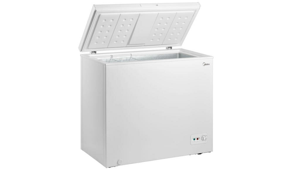 MIDEA-MDRC279FZF01D zamrażarka skrzyniowa urządzenie zestaw kabel instrukcja karta gwarancyjna