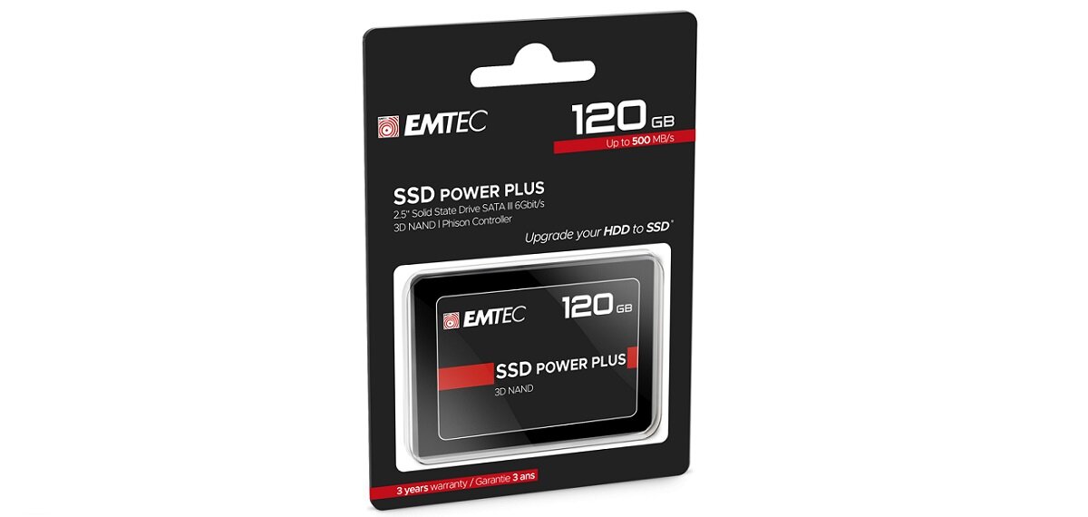 Dysk EMTEC X150 Kompaktowe wymiary 