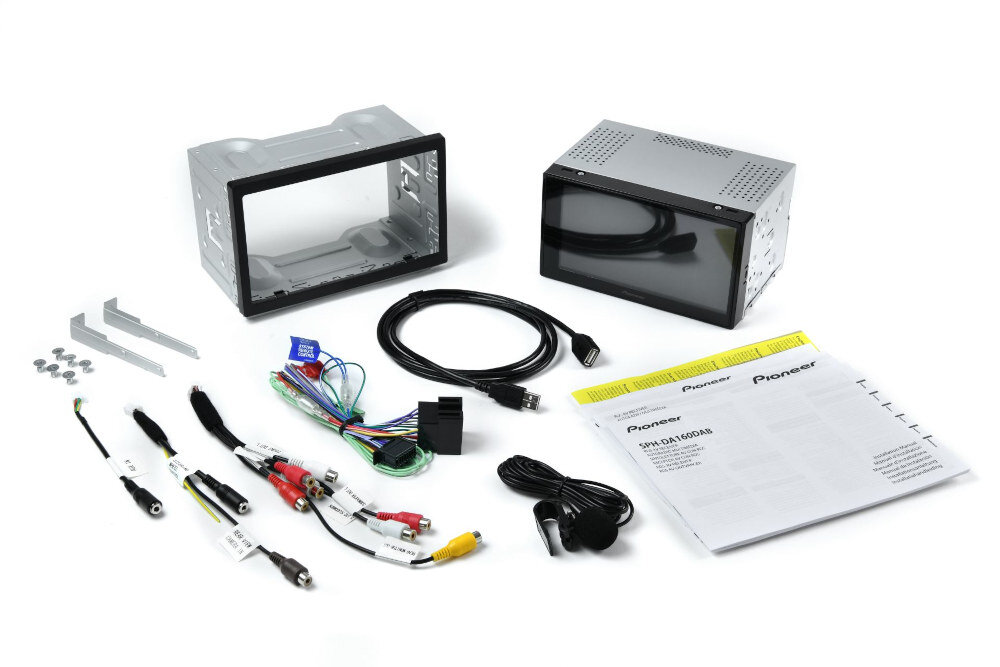 Radio samochodowe PIONEER SPH-DA160DAB - zestaw