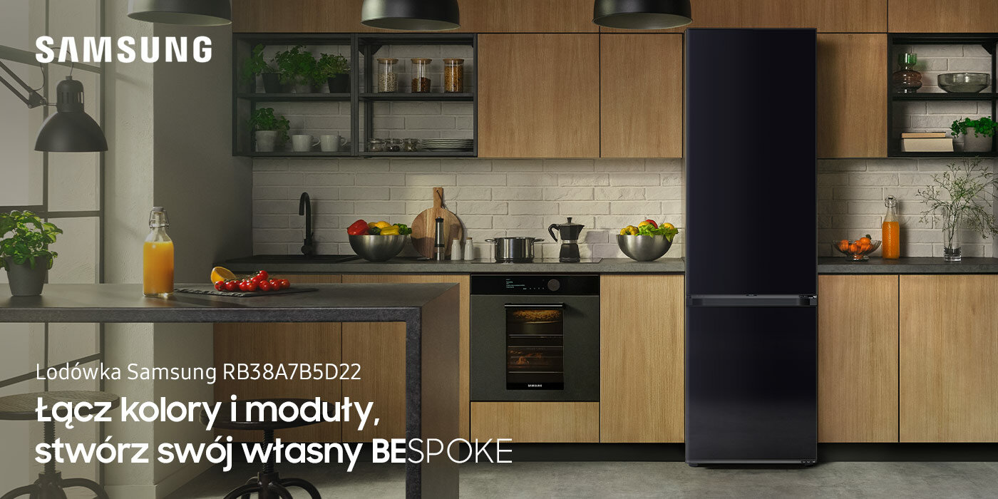 Przyjdź do salonu Media Expert i na własne oczy przekonaj się jak stylowo wygląda lodówka Samsung Bespoke RB38A7B5D22, którą widzisz na zdjęciu
