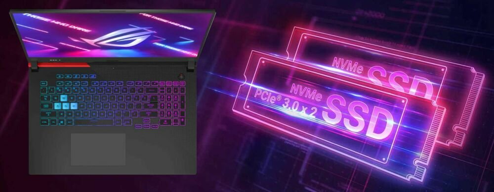 Laptop ASUS Rog Strix G17 G713 - SSD 