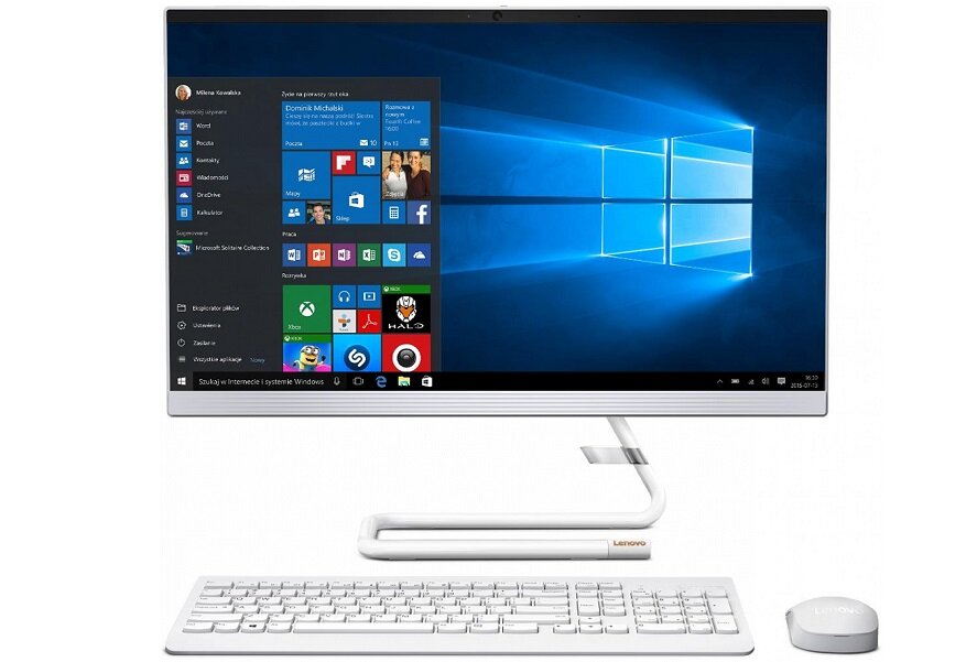 Komputer Lenovo IdeaCentre 3 - Funkcjonalność Windows 10 Home